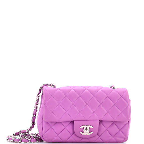 Chanel Handbags - Chanel Mini Classic Single Flap Bag Quilted Lambskin